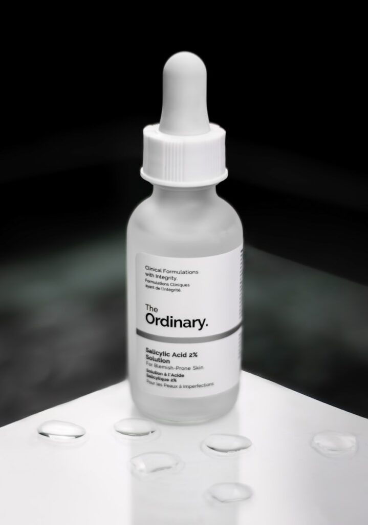 A bottle of ordinary sitting on a table
