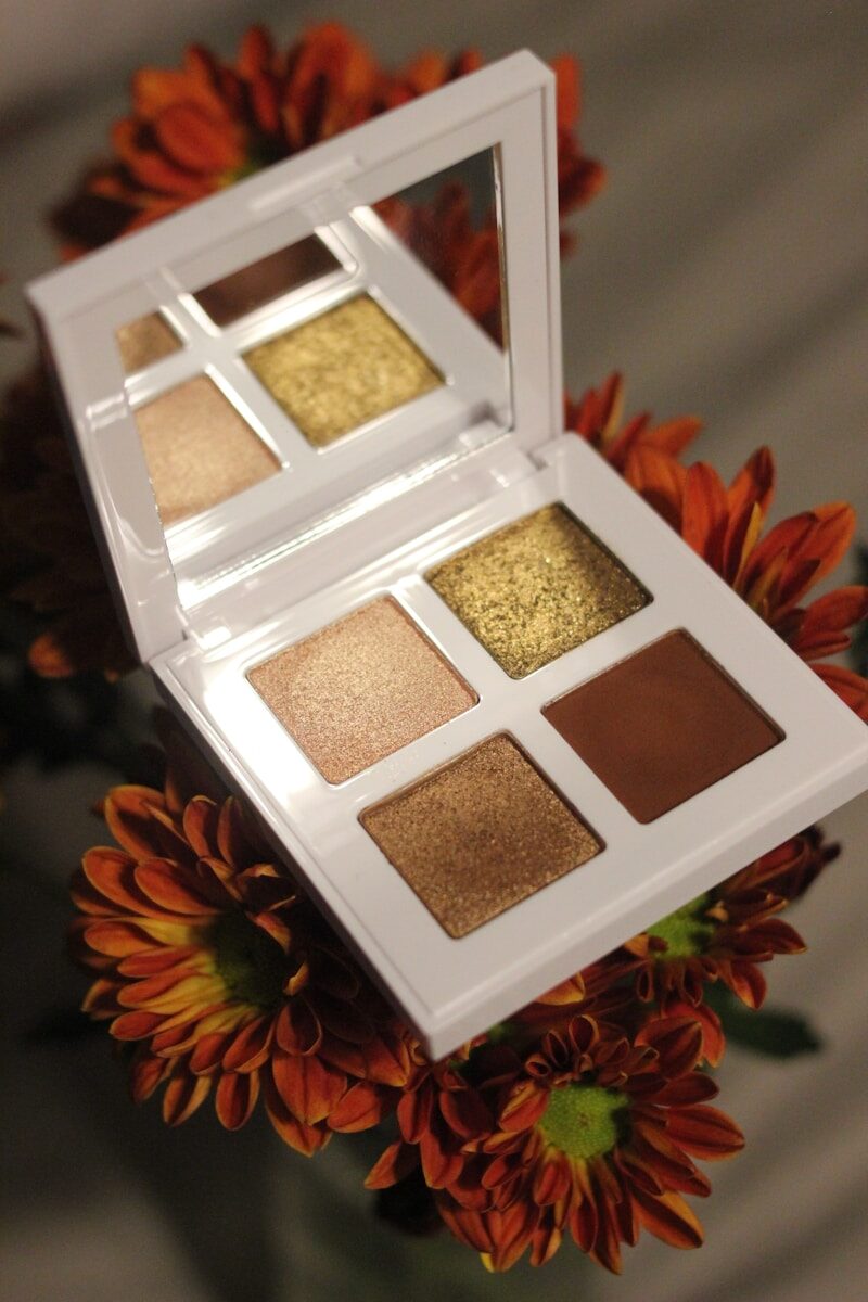 white and brown square box